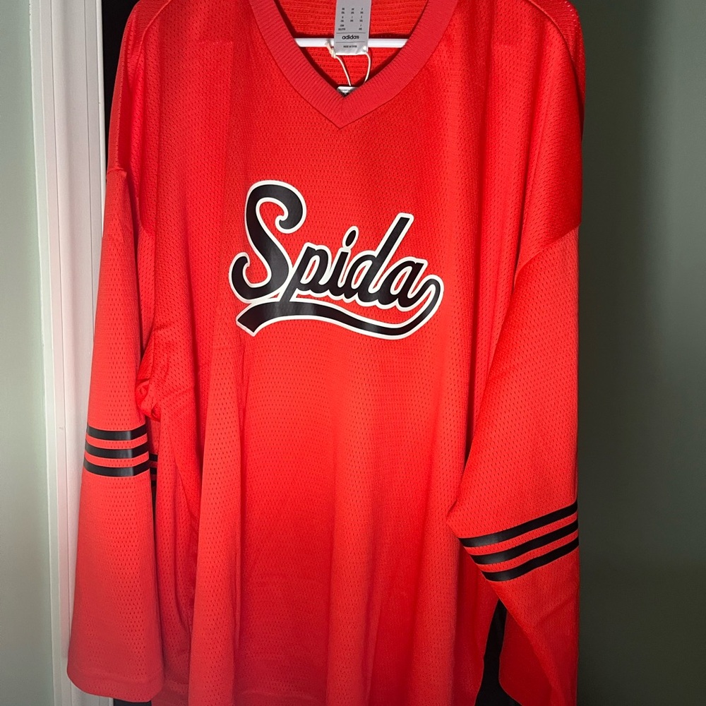 Adidas Red Spida Basketball Shirt